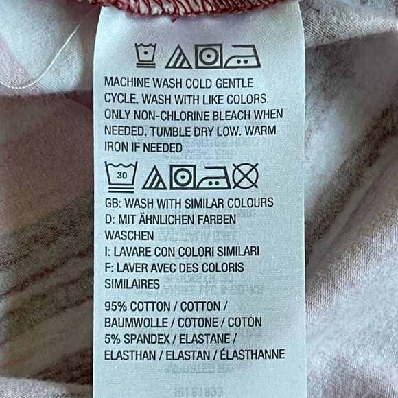 D & Co. Maxi Tank Dress Women Size L Pink Striped Stretch Slit Sleeveless Modest - Picture 7 of 13